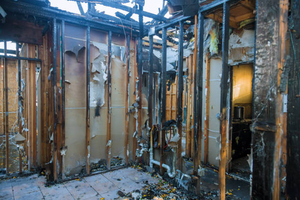 Professional Emergency Fire Cleanup technician working in Mount Holly, NJ